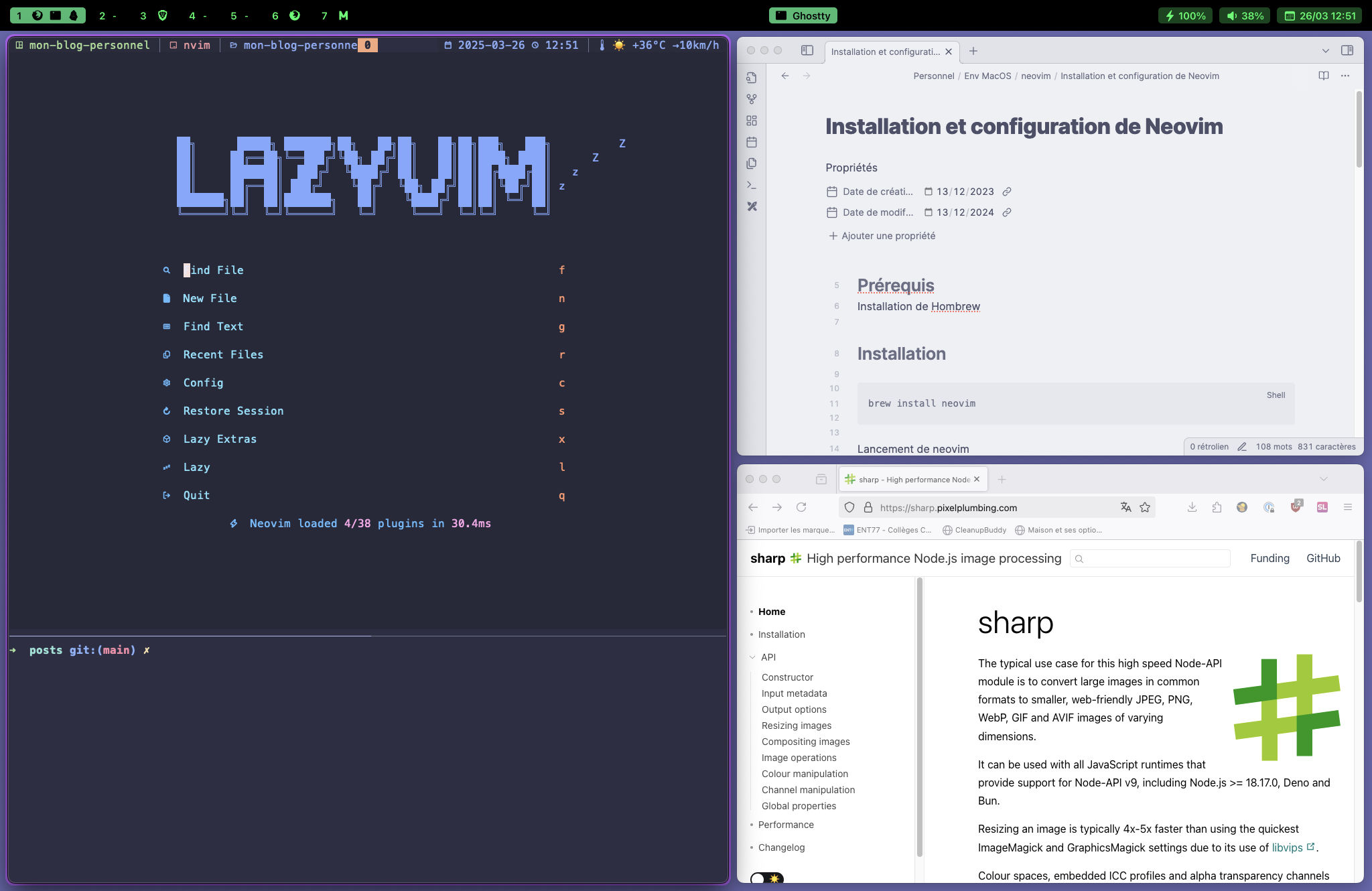 Yabai un gestionnaire de fenêtres en mosaïque pour MacOS X